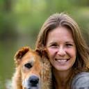 Portrait de Marie avec son chien